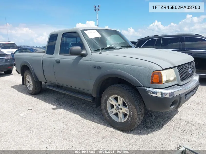 2002 Ford Ranger Edge/Xlt VIN: 1FTZR45E02PA03760 Lot: 40487863