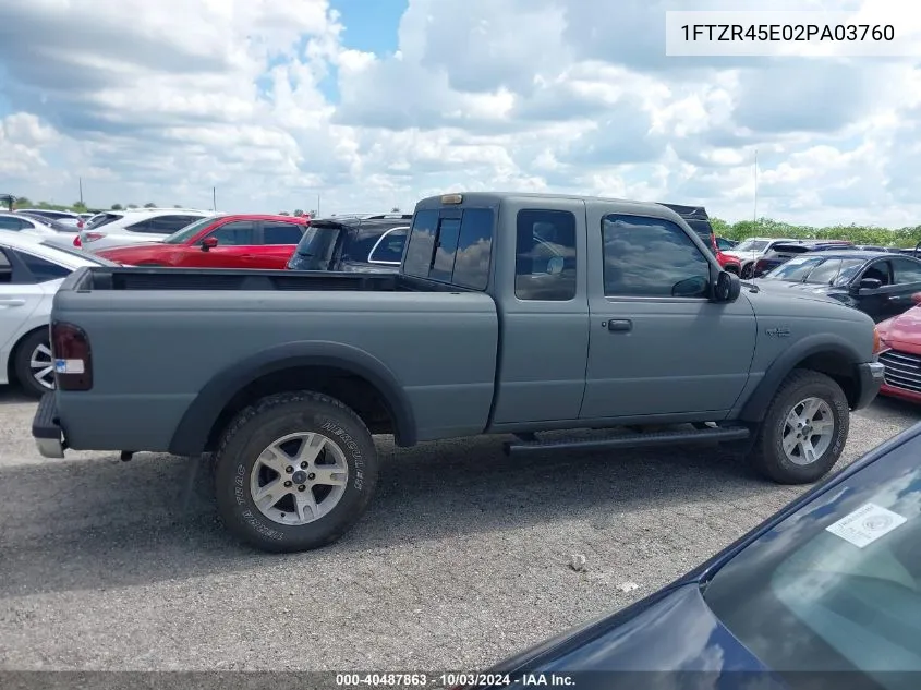 2002 Ford Ranger Edge/Xlt VIN: 1FTZR45E02PA03760 Lot: 40487863