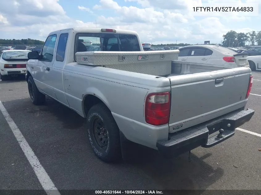 2002 Ford Ranger Edge/Tremor/Xl/Xlt VIN: 1FTYR14V52TA64833 Lot: 40531644