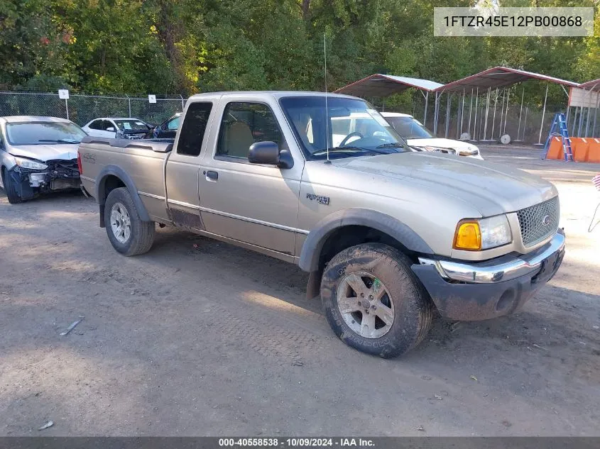 2002 Ford Ranger Edge/Xlt VIN: 1FTZR45E12PB00868 Lot: 40558538