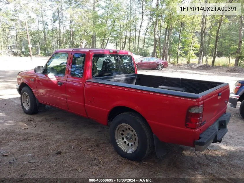 2002 Ford Ranger Edge/Tremor/Xl/Xlt VIN: 1FTYR14UX2TA00391 Lot: 40559695