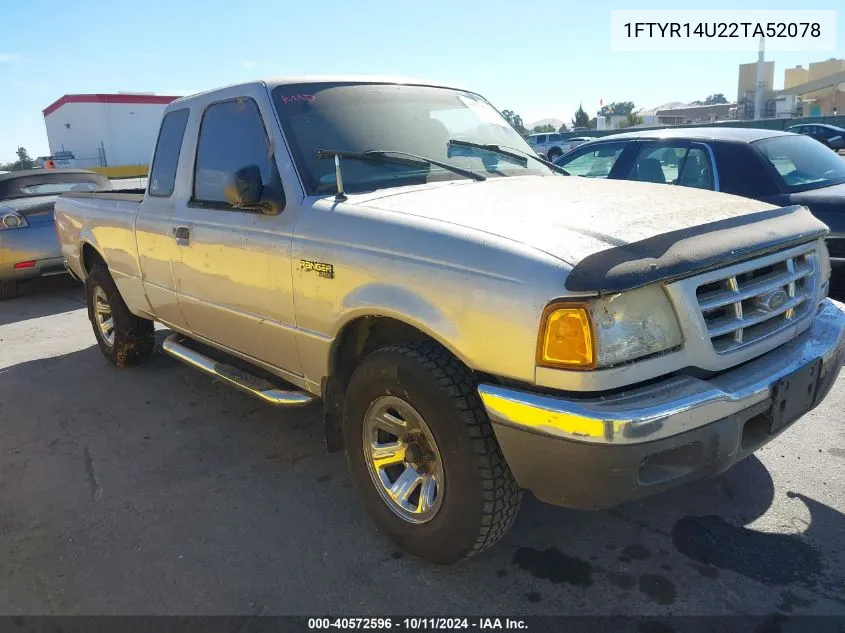 2002 Ford Ranger Edge/Tremor/Xl/Xlt VIN: 1FTYR14U22TA52078 Lot: 40572596