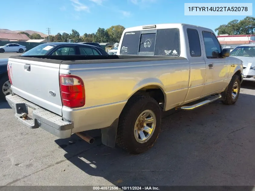 2002 Ford Ranger Edge/Tremor/Xl/Xlt VIN: 1FTYR14U22TA52078 Lot: 40572596