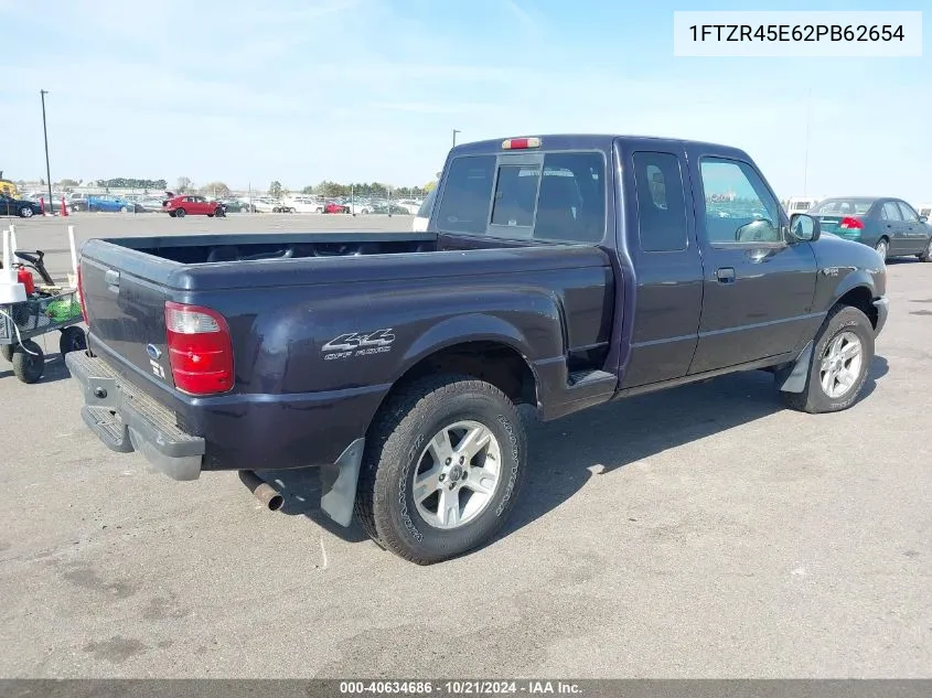 2002 Ford Ranger Edge/Xlt VIN: 1FTZR45E62PB62654 Lot: 40634686