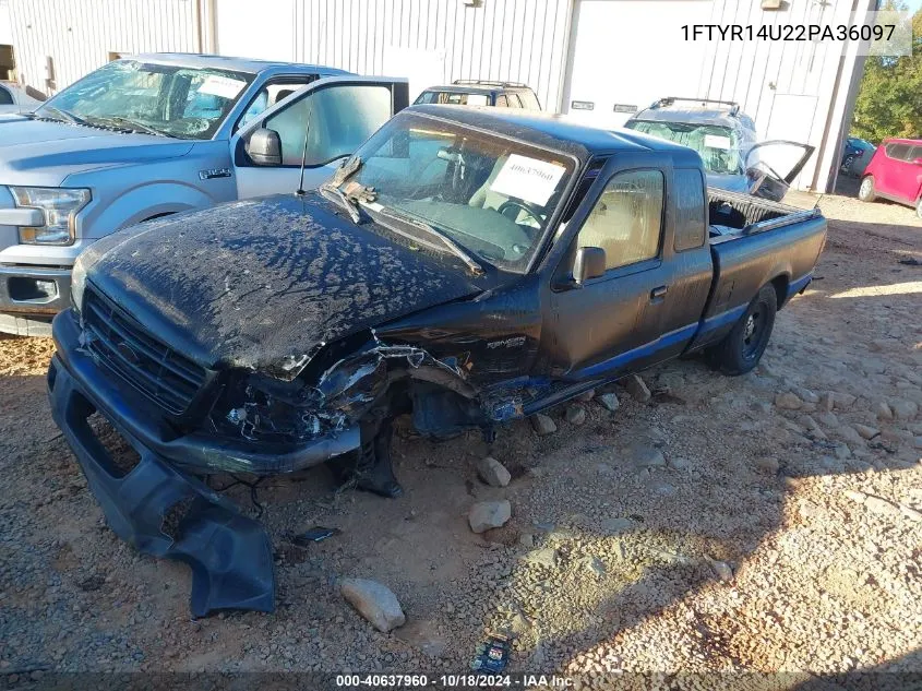 2002 Ford Ranger Edge/Tremor/Xl/Xlt VIN: 1FTYR14U22PA36097 Lot: 40637960