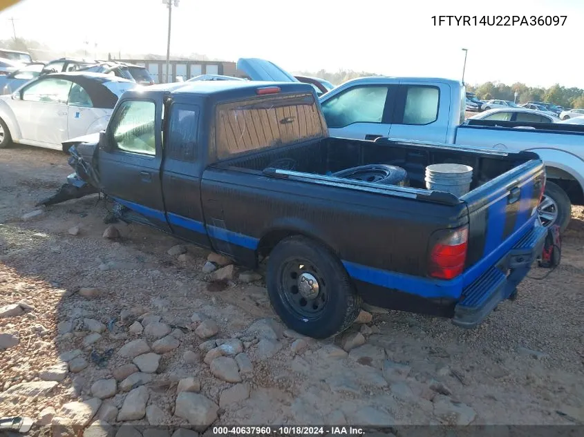 2002 Ford Ranger Edge/Tremor/Xl/Xlt VIN: 1FTYR14U22PA36097 Lot: 40637960