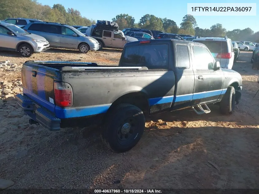 2002 Ford Ranger Edge/Tremor/Xl/Xlt VIN: 1FTYR14U22PA36097 Lot: 40637960