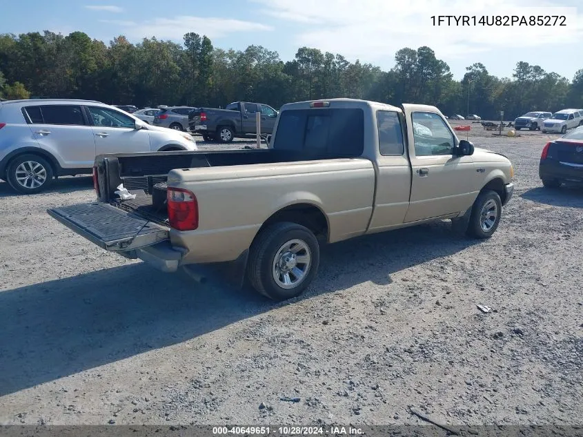 2002 Ford Ranger Edge/Tremor/Xl/Xlt VIN: 1FTYR14U82PA85272 Lot: 40649651