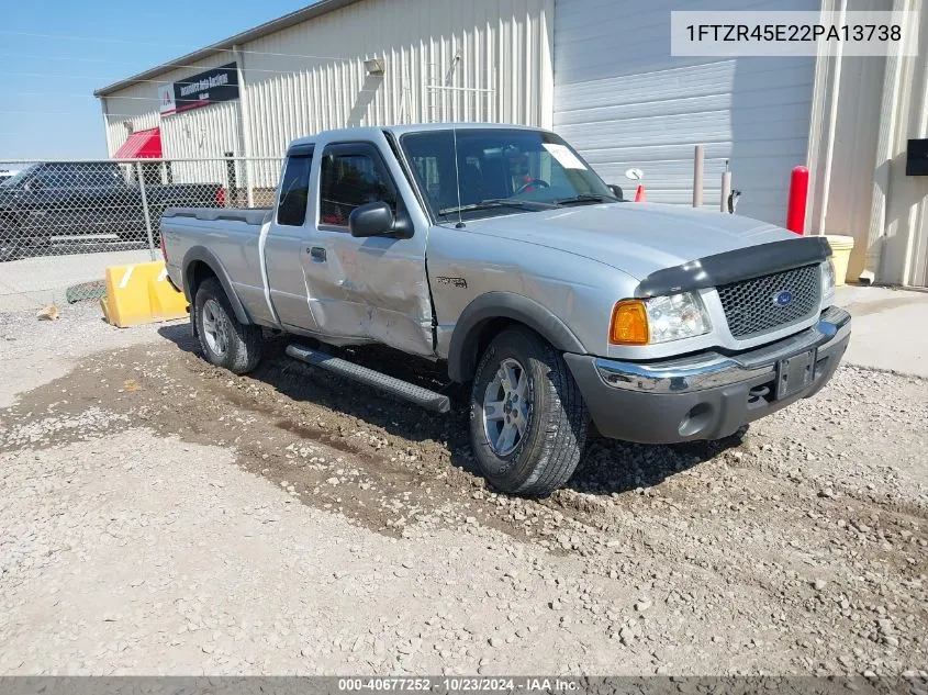 2002 Ford Ranger Edge/Xlt VIN: 1FTZR45E22PA13738 Lot: 40677252