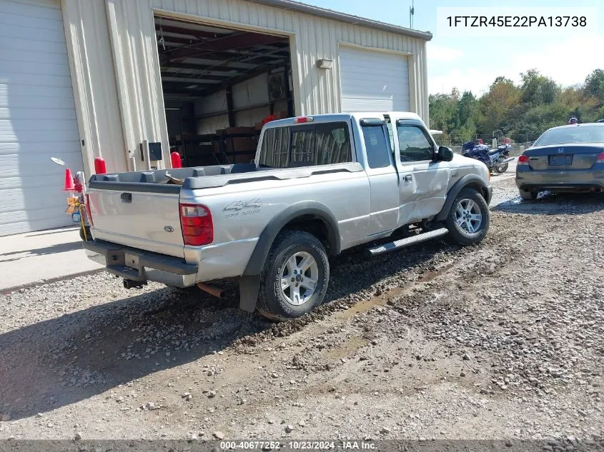 2002 Ford Ranger Edge/Xlt VIN: 1FTZR45E22PA13738 Lot: 40677252