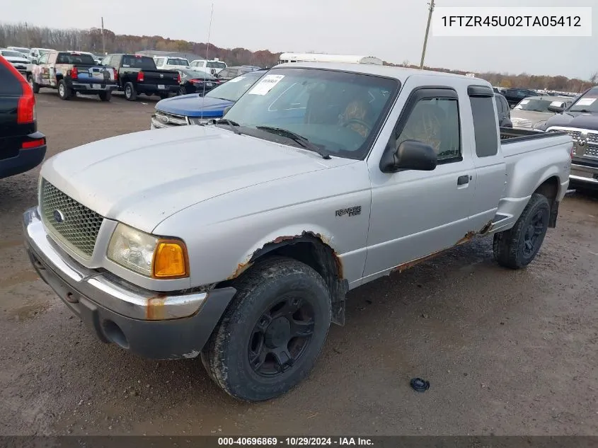 2002 Ford Ranger Edge/Xlt VIN: 1FTZR45U02TA05412 Lot: 40696869