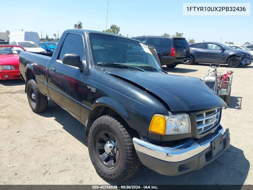 2002 Ford Ranger Edge/Xl/Xlt VIN: 1FTYR10UX2PB32436 Lot: 40718039