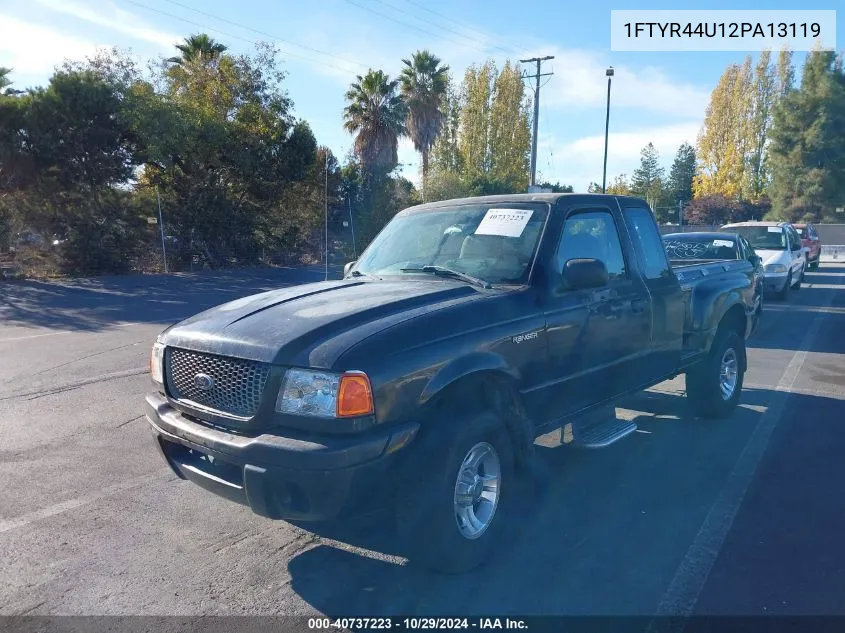 2002 Ford Ranger Edge Plus/Tremor/Xlt Appearance VIN: 1FTYR44U12PA13119 Lot: 40737223