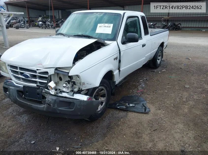 2002 Ford Ranger Edge/Tremor/Xl/Xlt VIN: 1FTZR14V82PB24262 Lot: 40738468