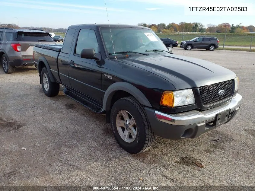 2002 Ford Ranger Edge/Xlt VIN: 1FTZR45E02TA02583 Lot: 40790554