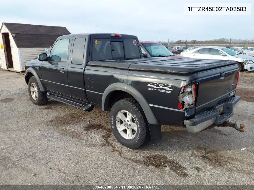 2002 Ford Ranger Edge/Xlt VIN: 1FTZR45E02TA02583 Lot: 40790554