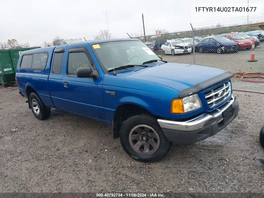 2002 Ford Ranger Edge/Tremor/Xl/Xlt VIN: 1FTYR14U02TA01677 Lot: 40792734