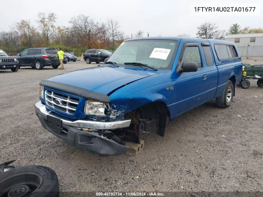 2002 Ford Ranger Edge/Tremor/Xl/Xlt VIN: 1FTYR14U02TA01677 Lot: 40792734