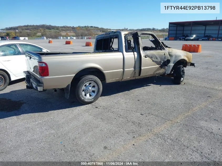 2002 Ford Ranger Xlt VIN: 1FTYR44E92PB13798 Lot: 40797865