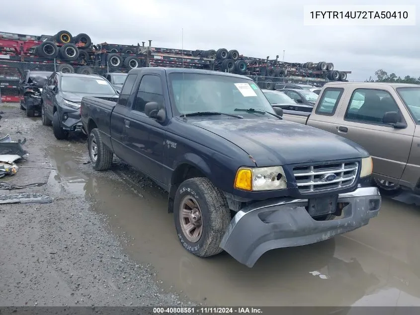 2002 Ford Ranger VIN: 1FYTR14U72TA50410 Lot: 40808551