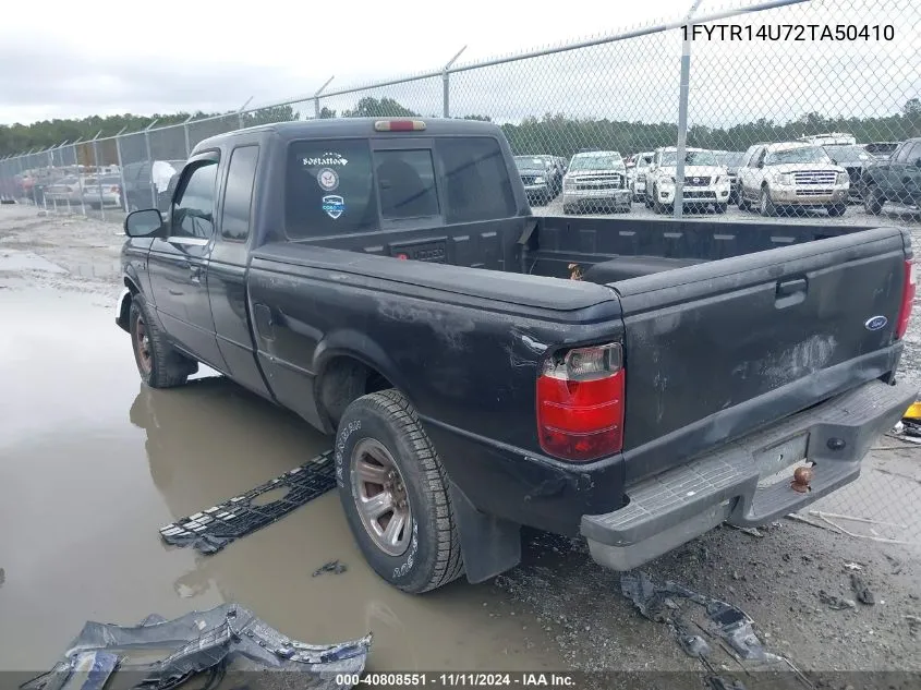 2002 Ford Ranger VIN: 1FYTR14U72TA50410 Lot: 40808551