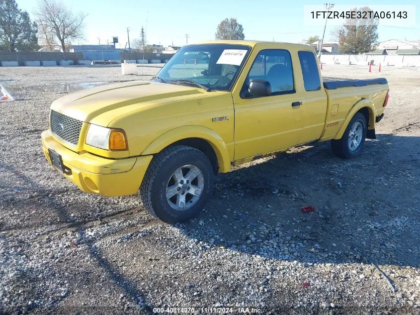 2002 Ford Ranger Super Cab VIN: 1FTZR45E32TA06143 Lot: 40814070