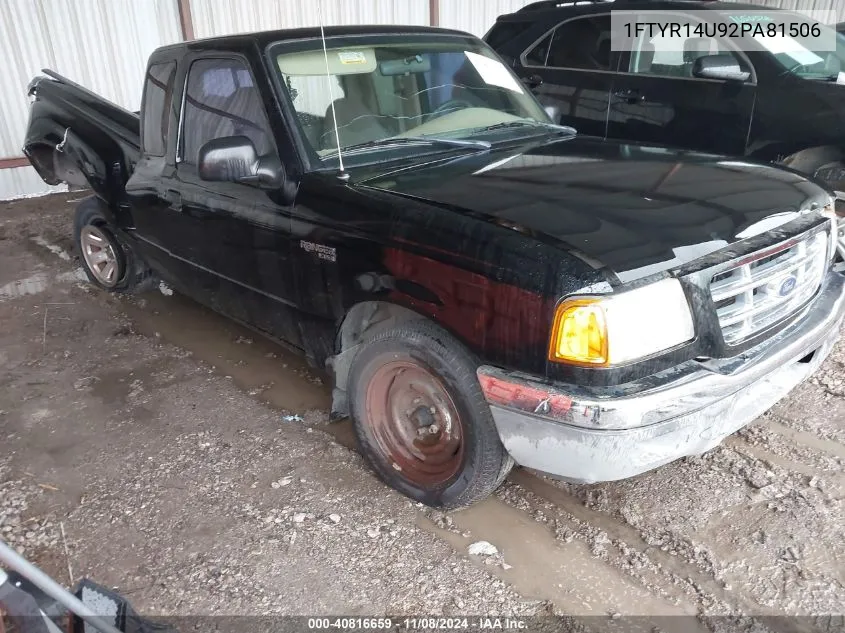 1FTYR14U92PA81506 2002 Ford Ranger Edge/Tremor/Xl/Xlt