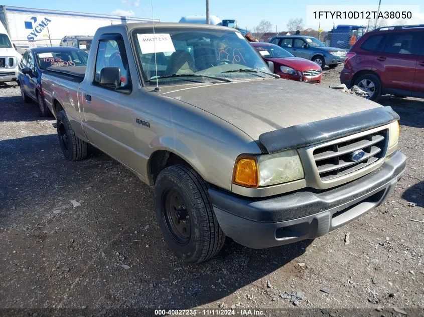 2002 Ford Ranger Xl/Xlt VIN: 1FTYR10D12TA38050 Lot: 40827235