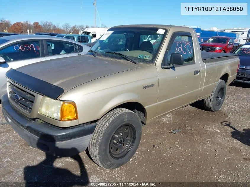 2002 Ford Ranger Xl/Xlt VIN: 1FTYR10D12TA38050 Lot: 40827235