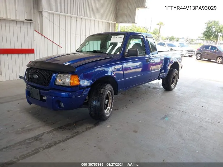 2003 Ford Ranger Edge/Tremor/Xlt VIN: 1FTYR44V13PA93029 Lot: 39757995