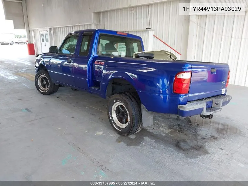 2003 Ford Ranger Edge/Tremor/Xlt VIN: 1FTYR44V13PA93029 Lot: 39757995