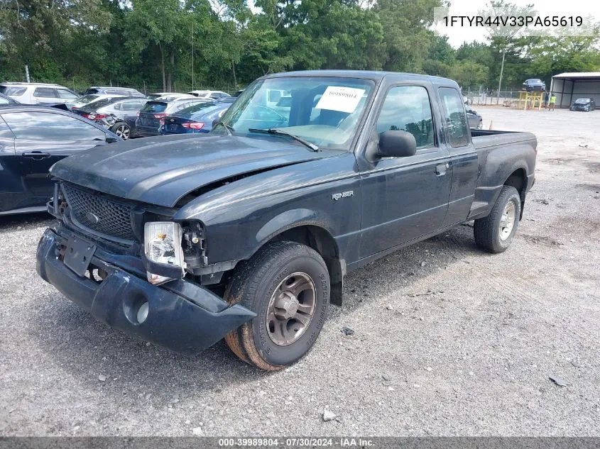 2003 Ford Ranger Edge/Tremor/Xlt VIN: 1FTYR44V33PA65619 Lot: 39989804