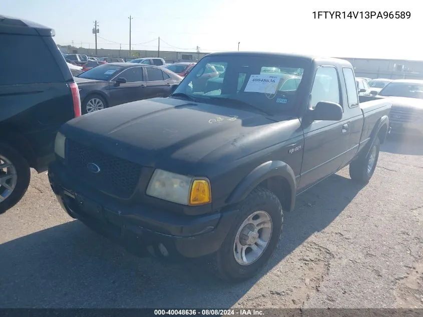 2003 Ford Ranger Edge/Tremor/Xl/Xlt VIN: 1FTYR14V13PA96589 Lot: 40048636