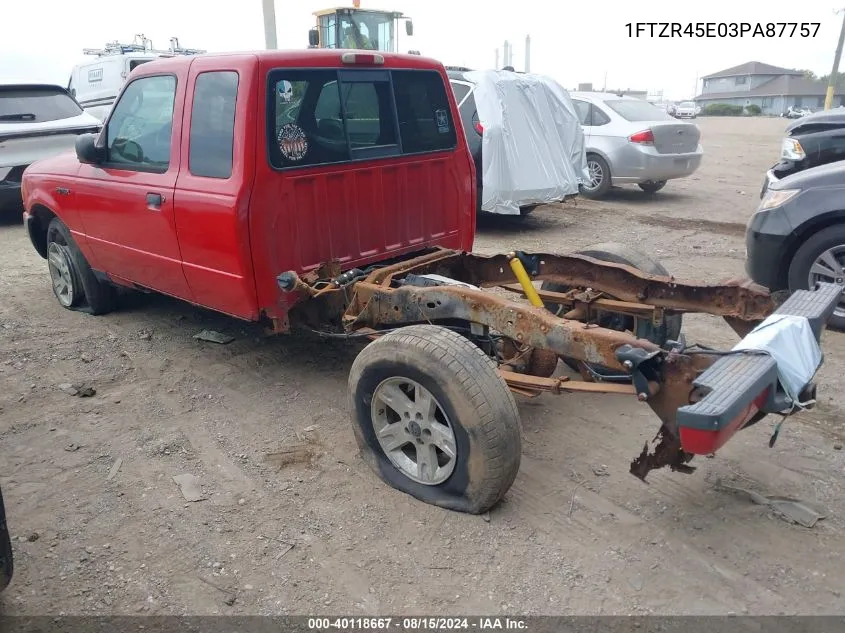 2003 Ford Ranger Edge/Xlt VIN: 1FTZR45E03PA87757 Lot: 40118667