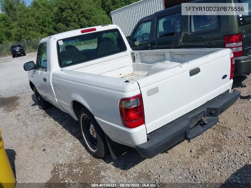 2003 Ford Ranger Xl/Xlt VIN: 1FTYR10D23PB75556 Lot: 40134321