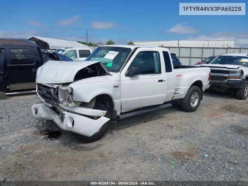 2003 Ford Ranger Edge/Tremor/Xlt VIN: 1FTYR44VX3PA65228 Lot: 40268194