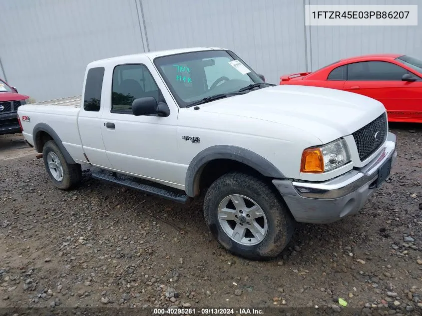 2003 Ford Ranger Edge/Xlt VIN: 1FTZR45E03PB86207 Lot: 40295281