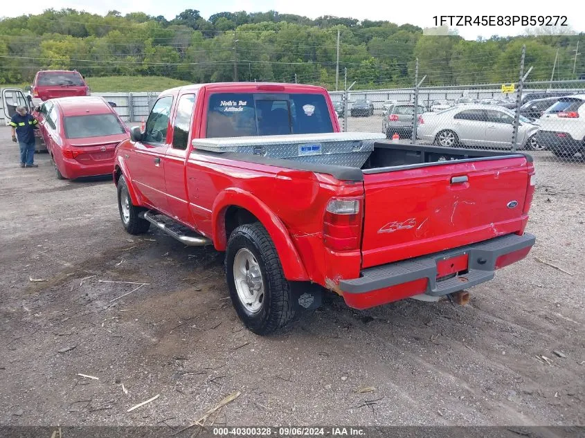 2003 Ford Ranger Edge/Xlt VIN: 1FTZR45E83PB59272 Lot: 40300328