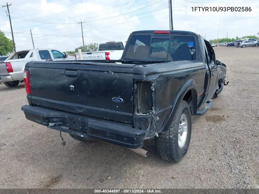 1FTYR10U93PB02586 2003 Ford Ranger