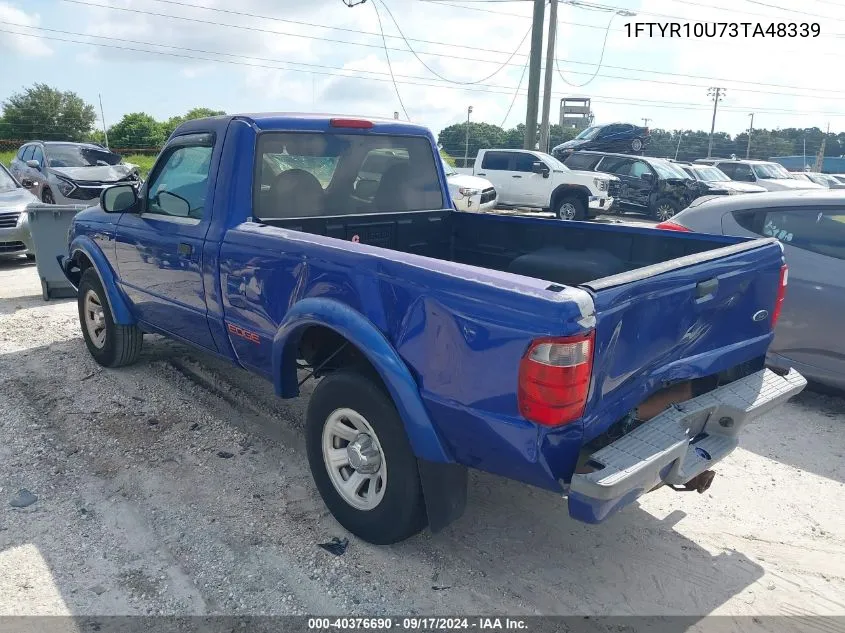 2003 Ford Ranger Edge/Xl/Xlt VIN: 1FTYR10U73TA48339 Lot: 40376690