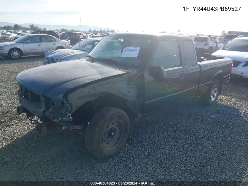 2003 Ford Ranger Edge/Tremor/Xlt VIN: 1FTYR44U43PB69527 Lot: 40384023