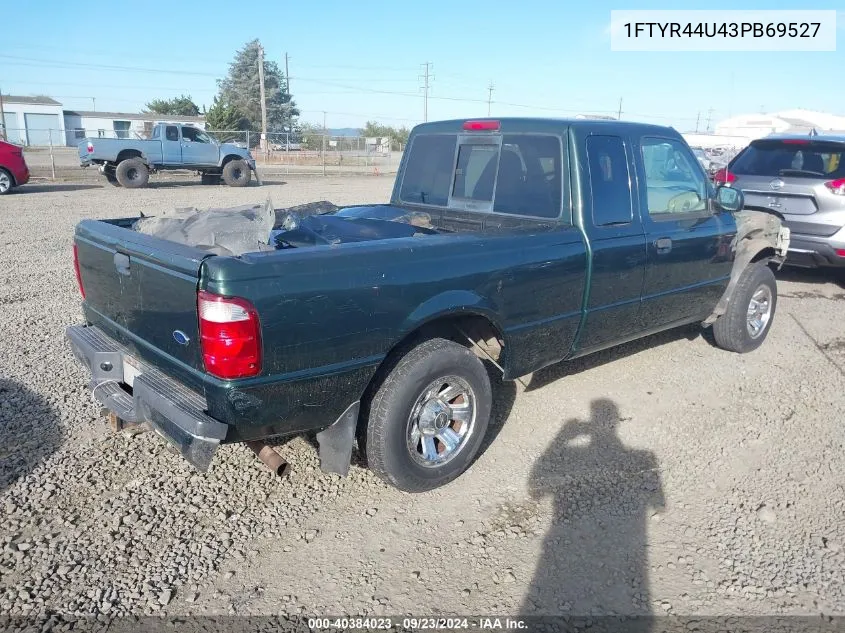 2003 Ford Ranger Edge/Tremor/Xlt VIN: 1FTYR44U43PB69527 Lot: 40384023