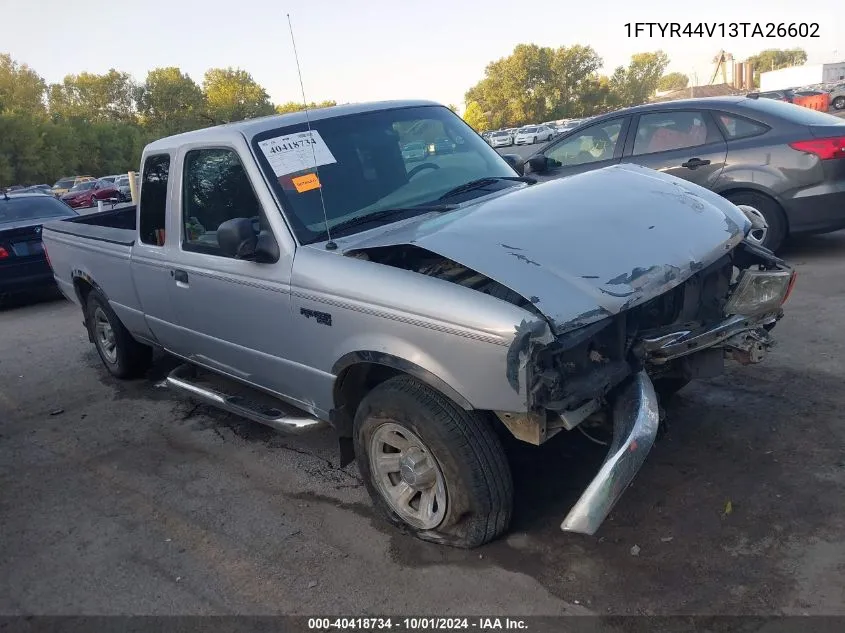 2003 Ford Ranger Edge/Tremor/Xlt VIN: 1FTYR44V13TA26602 Lot: 40418734