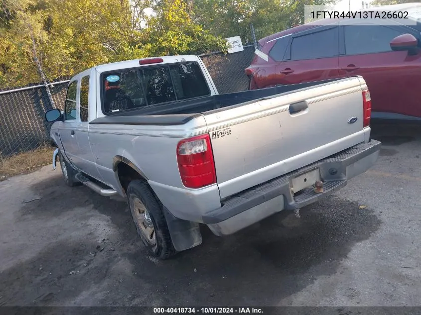 2003 Ford Ranger Edge/Tremor/Xlt VIN: 1FTYR44V13TA26602 Lot: 40418734