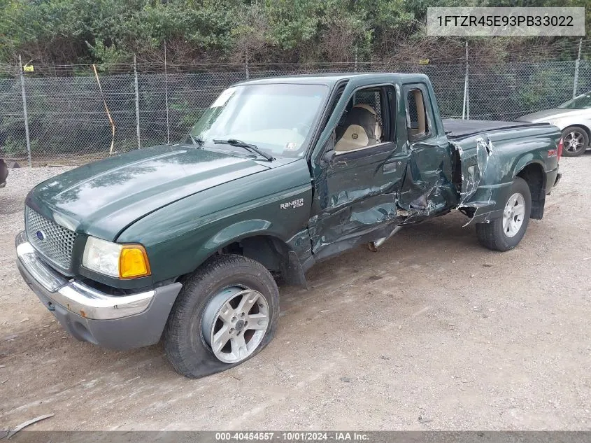 2003 Ford Ranger Edge/Xlt VIN: 1FTZR45E93PB33022 Lot: 40454557