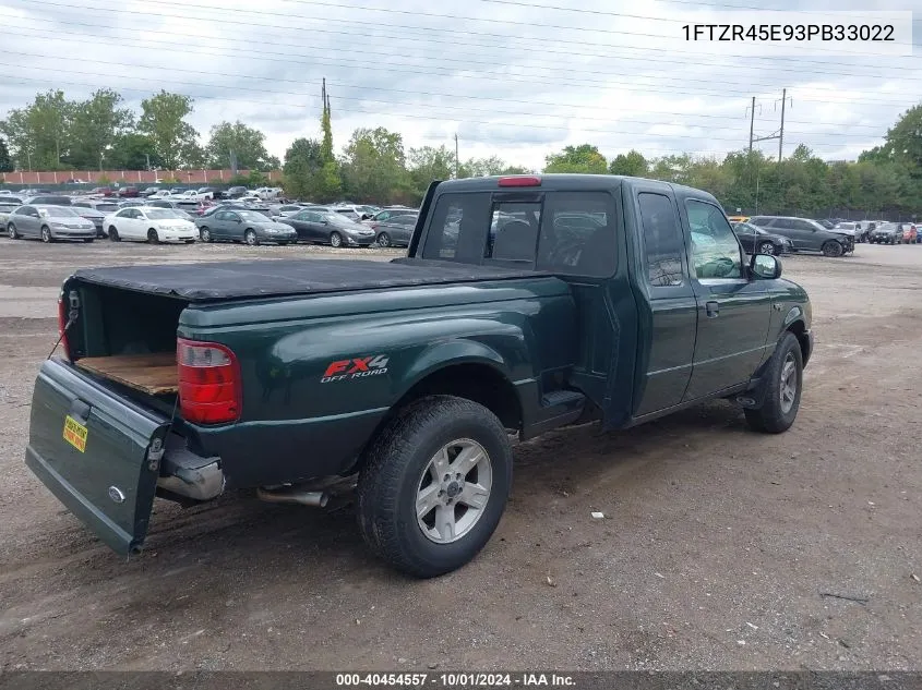 2003 Ford Ranger Edge/Xlt VIN: 1FTZR45E93PB33022 Lot: 40454557