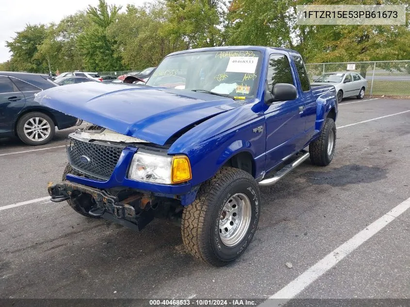 2003 Ford Ranger Super Cab VIN: 1FTZR15E53PB61673 Lot: 40468533