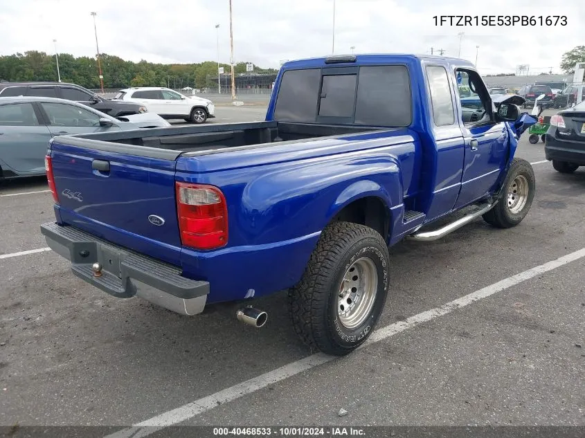 2003 Ford Ranger Super Cab VIN: 1FTZR15E53PB61673 Lot: 40468533