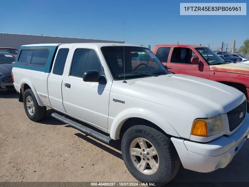 2003 Ford Ranger Edge/Xlt VIN: 1FTZR45E83PB06961 Lot: 40490257