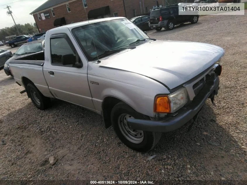 2003 Ford Ranger Xl/Xlt VIN: 1FTYR10DX3TA01404 Lot: 40513624